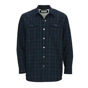Sherpa-lined workshirt from a client apparel program