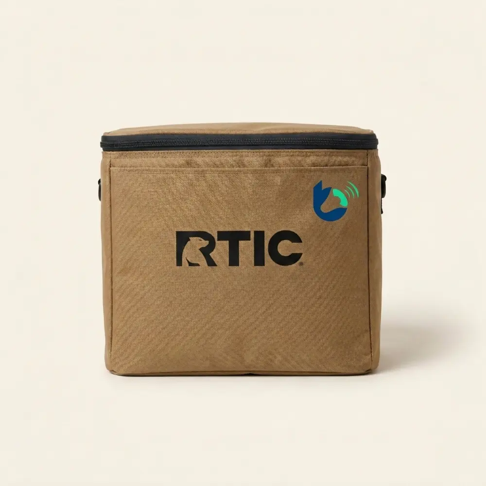 RTIC soft cooler with printed logo